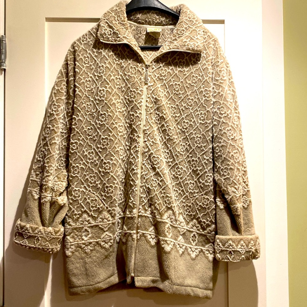Duffel fleece jacket. Ladies size medium (oversized coat)